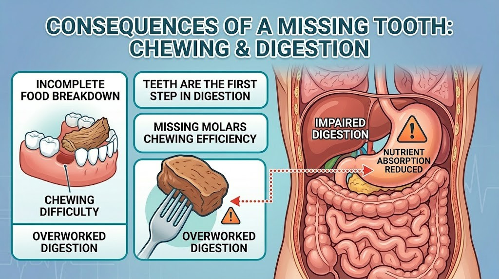 Chewing Difficulties and Digestive Issues