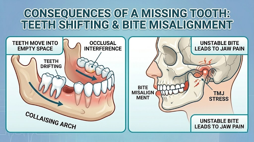 Teeth Shifting and Bite Misalignment