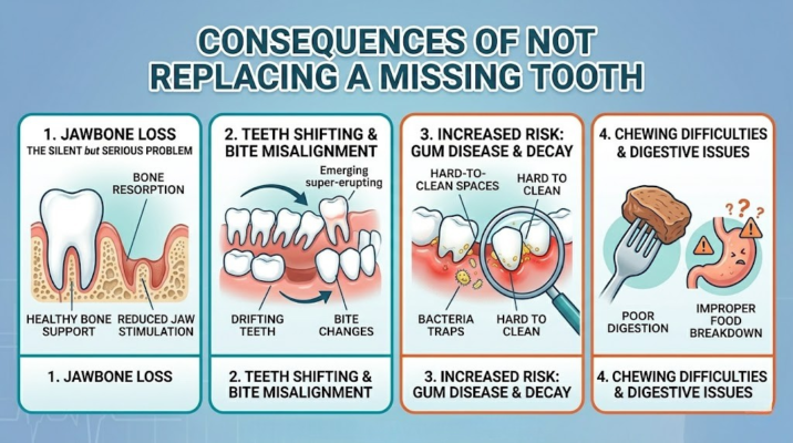 What Happens If You Don’t Replace a Missing Tooth