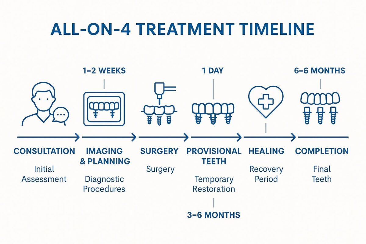 Recovery After All-on-4 Dental Implants